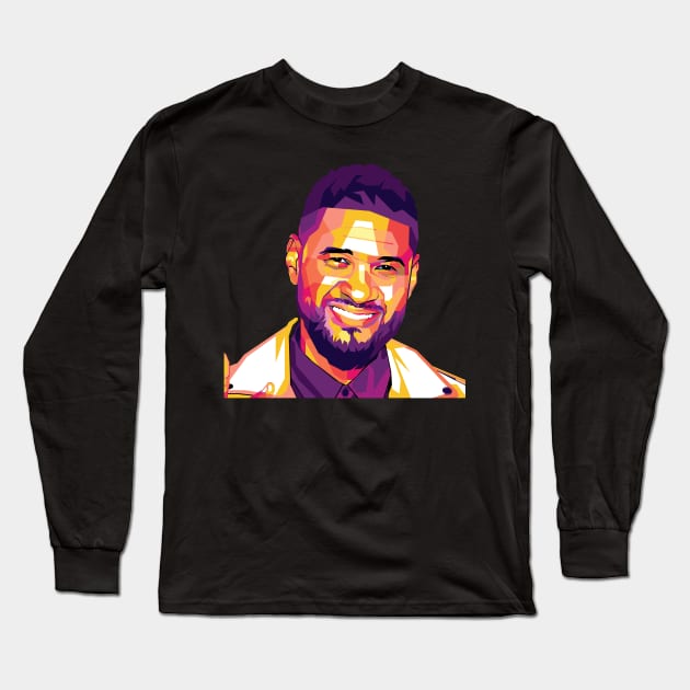 Usher Long Sleeve T-Shirt by Rekayasabumi